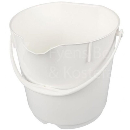 Ведро FBK 15 л пластиковое белое