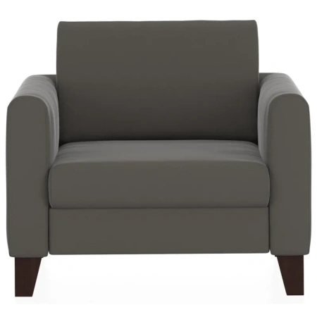 Кресло Берген серое (искусственная кожа)