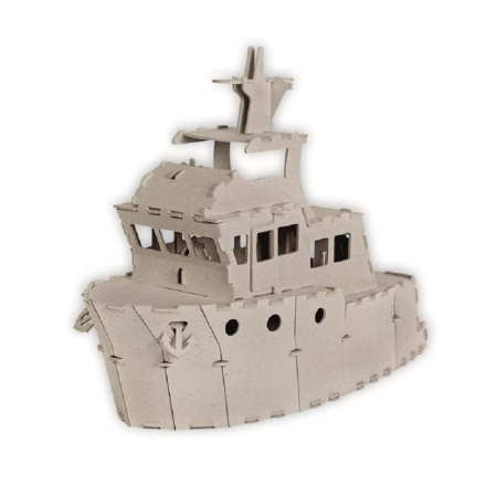 Набор для творчества Корабль с красками и кистью