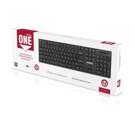 Клавиатура беспроводная Smartbuy One 238 (SBK-238AG-K) Клавиатура беспроводная Smartbuy One 238 (SBK-238AG-K)