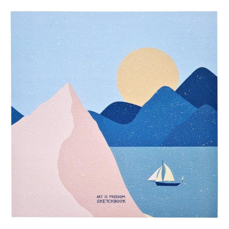 Альбом для рисования Be Smart Golden sun Парус 170х170 мм 40 листов