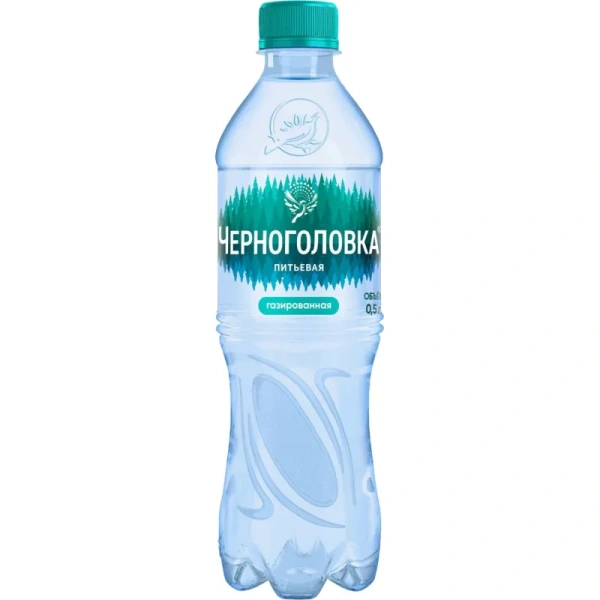 Вода питьевая Черноголовка газированная 0.5 л