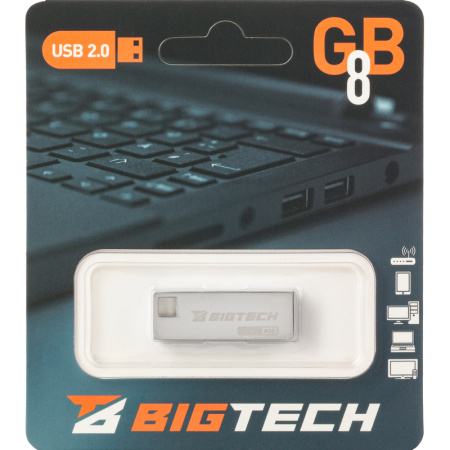 Флешка USB 2.0 8 ГБ BigTech (UFD009)