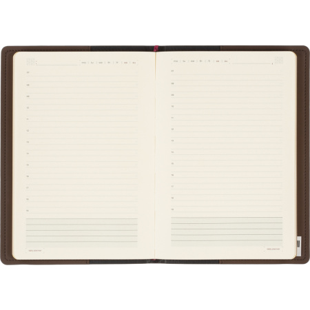 Ежедневник недатированный Bruno Visconti Oxford искусственная кожа А5 136 листов коричневый (162x238 мм) (артикул производителя 3-214/06) Ежедневник недатированный Bruno Visconti Oxford искусственная кожа А5 136 листов коричневый (162x238 мм) (артикул производителя 3-214/06)
