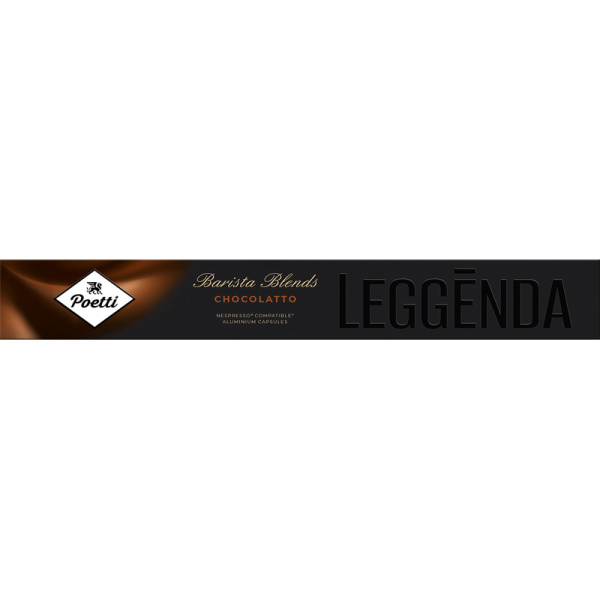 Кофе в капсулах для кофемашин Poetti Leggenda Chocolatto Espresso (10  штук в упаковке)