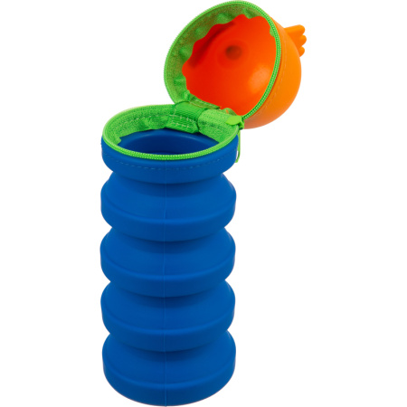 Пенал-тубус односекционный Комус Класс Монстрик оранжевый