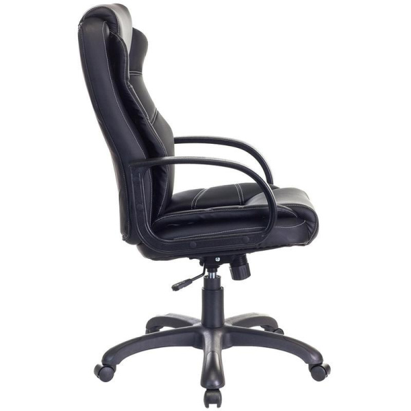 Кресло для руководителя Бюрократ CH-839 черное (экокожа, пластик)