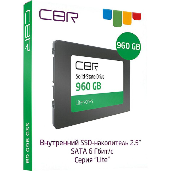 SSD накопитель CBR Lite 960 ГБ (SSD-960GB-2.5-LT22)