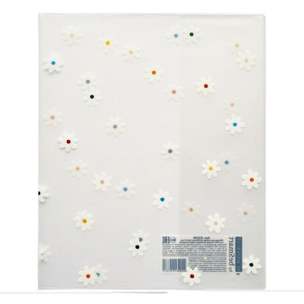 Обложки для тетрадей BeSmart Hippie ромашки 3 штуки в упаковке (345х213   мм, 150 мкм) разноцветная