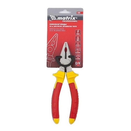 Плоскогубцы диэлектрические 160 мм Insulated Matrix (16901)