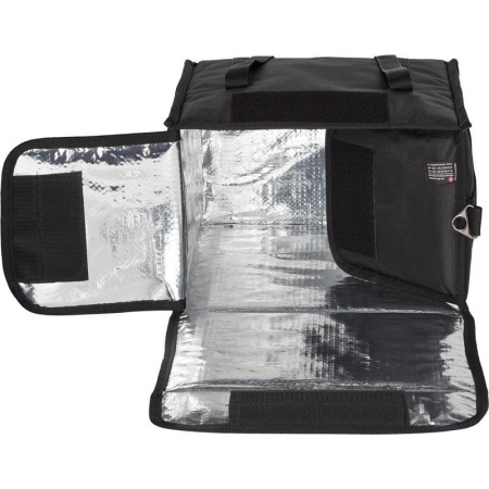 Термосумка для обедов оксфорд черная 35х25х35 см