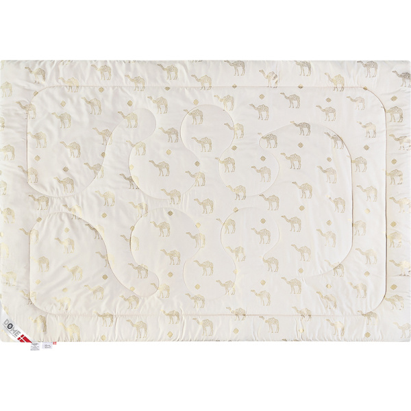 Одеяло 2-спальное Dome Camel Soft 172x205 см стеганое с кантом бежевое
