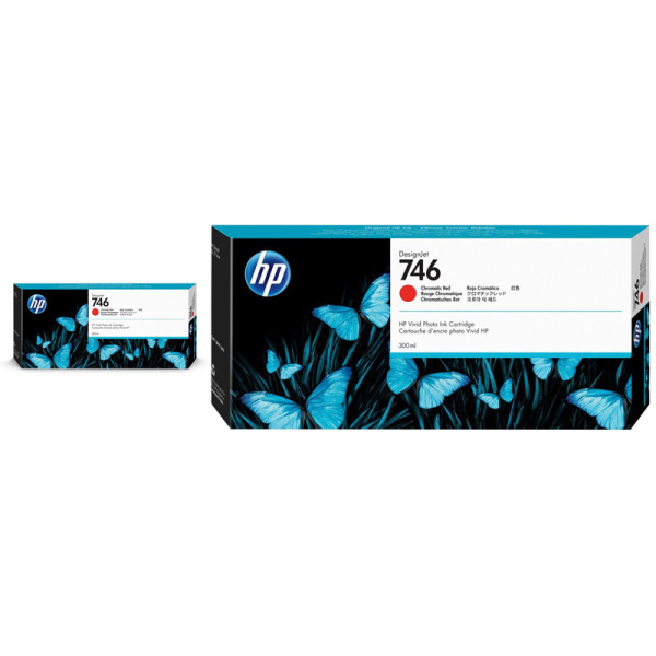 Картридж струйный HP 746 P2V81A красный оригинальный