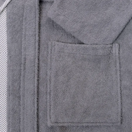 Халат махровый Комус Delray 54 (XXL) антрацит