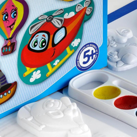 Набор для изготовления магнитов Lori из гипса Транспорт