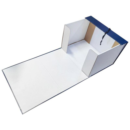 Короб архивный складной на 2-х завязках Attache А4 200 мм синий до 2000  листов