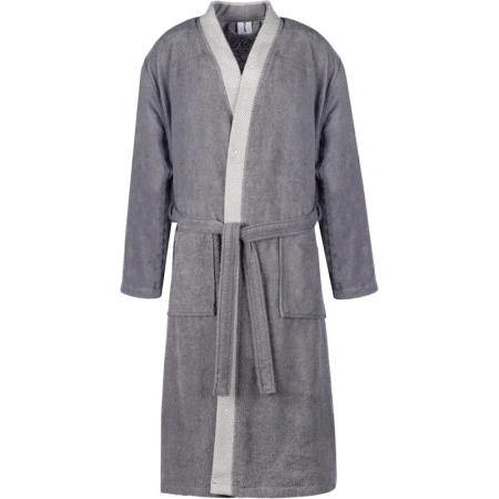Халат махровый Комус Delray 54 (XXL) антрацит