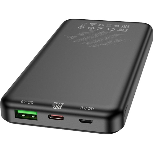 Внешний аккумулятор (power bank) Hoco J87 Tacker 10000 мАч черный