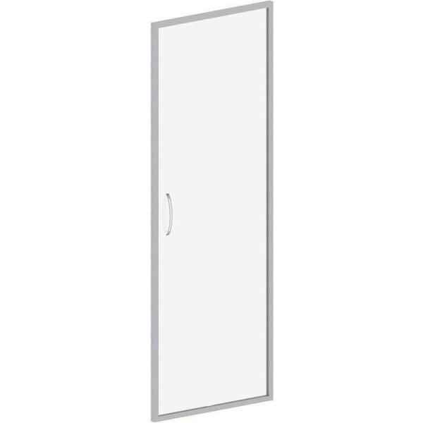 Дверь средняя Easy Techno стеклянная (серый, 380x21х1148 мм)