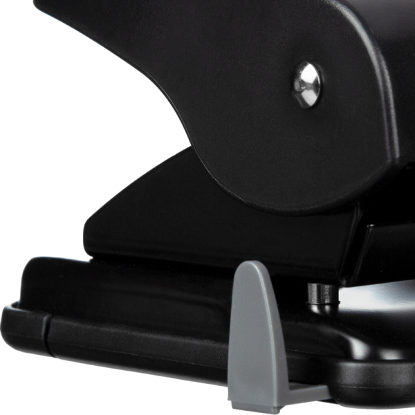 Дырокол Attache Perform до 40 листов черный с линейкой