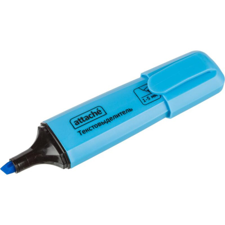 Текстовыделитель Attache Palette голубой (толщина линии 1-5 мм)