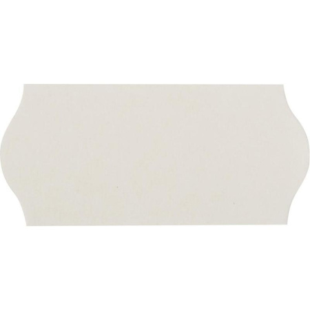 Этикет-лента 26×12мм волна белая (рулон 1000шт.)