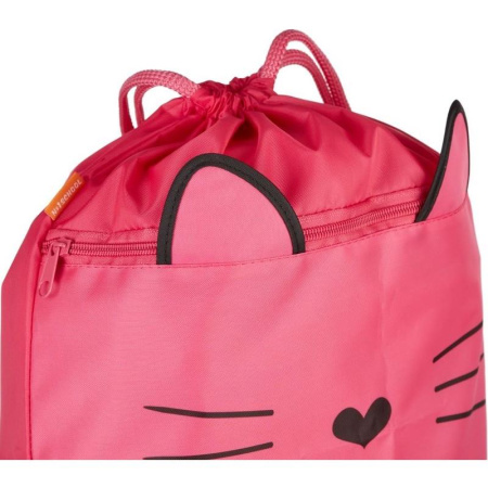 Мешок для обуви №1 School Kitty розовый