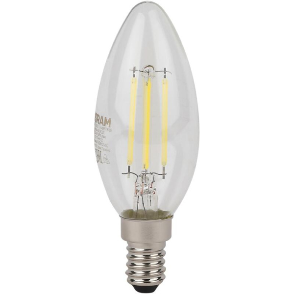 Лампа светодиодная Osram 5 Вт Е14 (B, 2700 К, 600 Лм, 220 В,  4058075684577)
