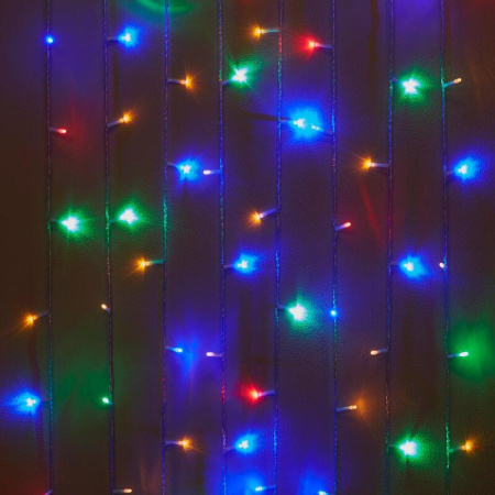 Электрогирлянда разноцветный свет 100 ламп 10.8 м