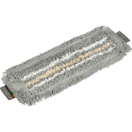 Насадка МОП плоская Vileda Трио УльтраСпид Про полиэфиры/хлопок 42x14.5 см серый/белый (арт.производителя 167276)