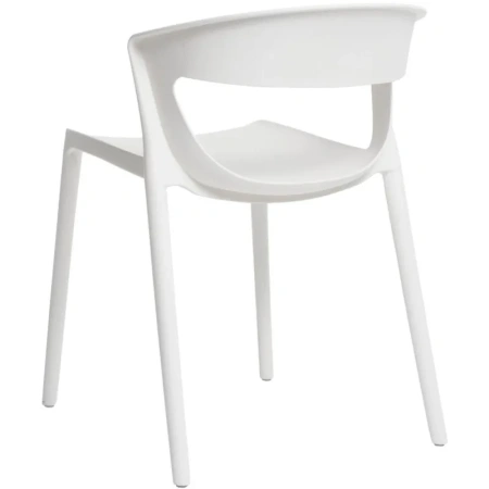 Стул обеденный Evok белый (пластик)