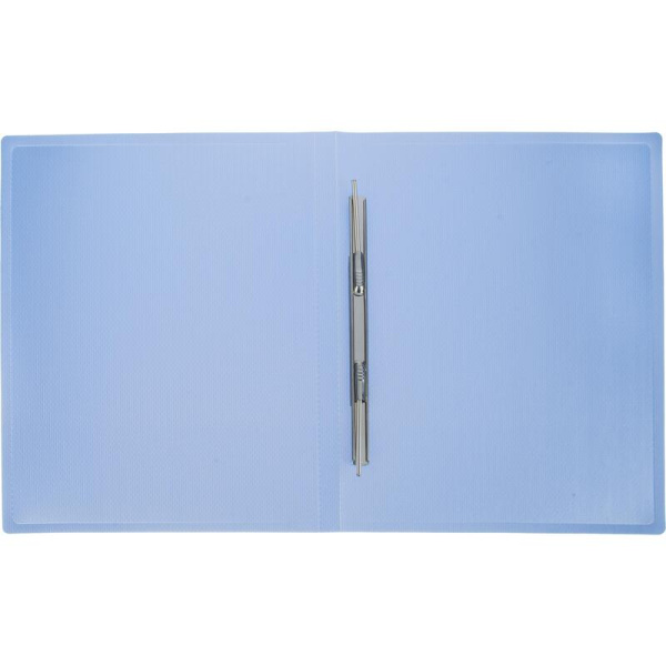 Скоросшиватель пластиковый с пружинным механизмом Attache Selection  Breeze А4 до 100 листов голубой (толщина обложки 0.7 мм)