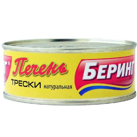 Печень трески Беринг 230 г