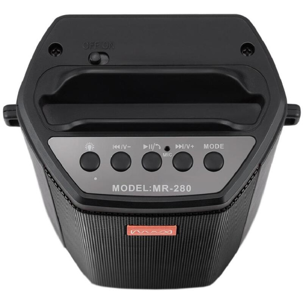 Портативная акустика Max MR-280 черная (30132)