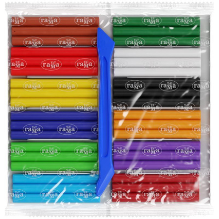 Пластилин классический Гамма Пчелка 12 цветов со стеком 180 г