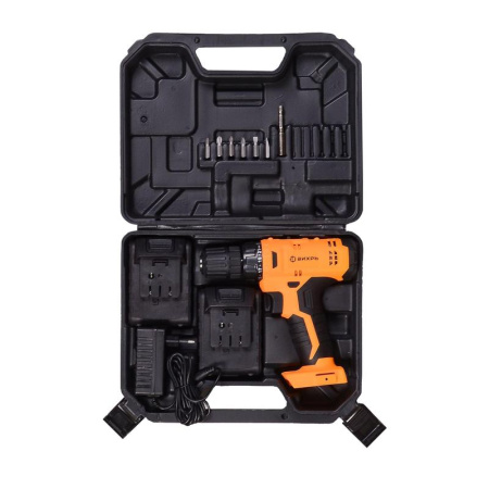 Дрель-шуруповерт безударная аккумуляторная Вихрь ДА-14.4Л-2К 14.4 В  Li-ion 2 АКБ 1.3 Ач+ЗУ (72/14/8)