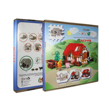 Набор для творчества Конструктор-Раскраска Ферма