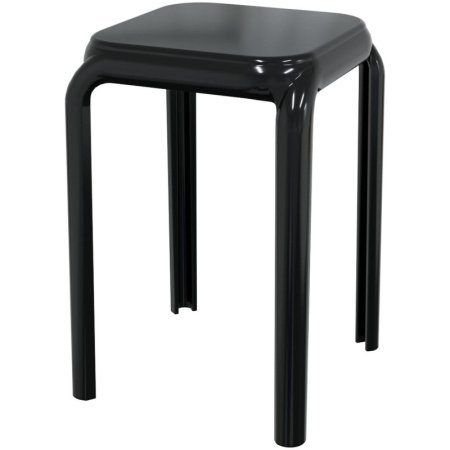 Табурет  чёрный (полипропилен)