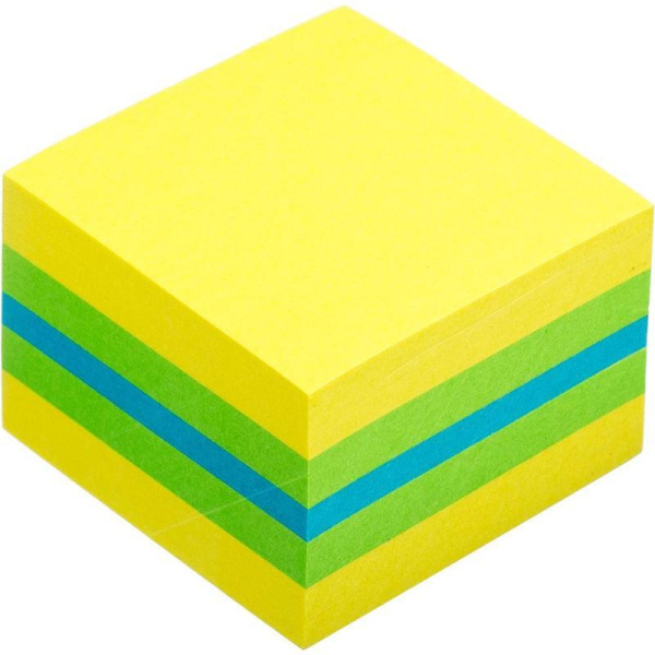 Стикеры Post-it 51х51 мм желтые неоновые 400 листов