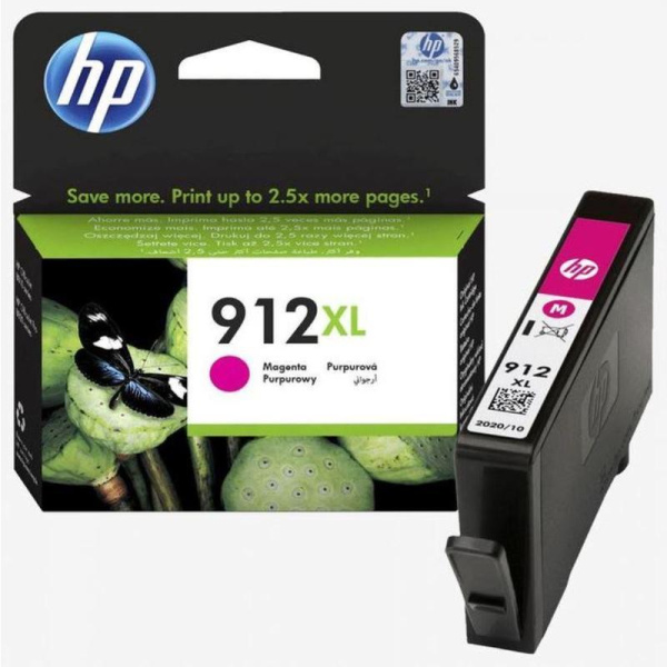 Картридж струйный HP 912XL 3YL82AE пурпурный оригинальный повышенной емкости