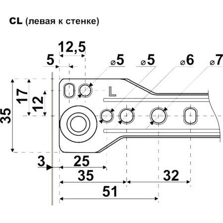Направляющие StahlBuro 400/0,8 серый
