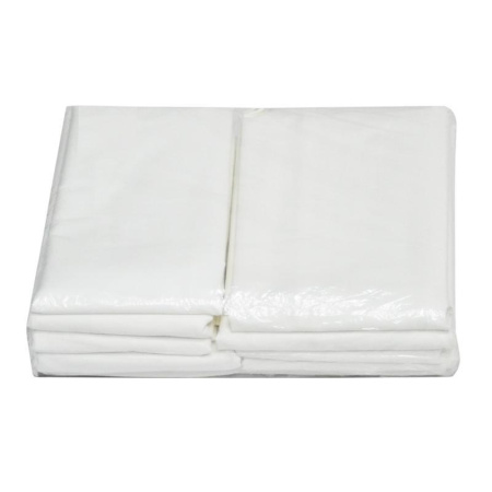 Наволочка 70х70 см бязь 145 г/кв.м белая (10 штук в упаковке)