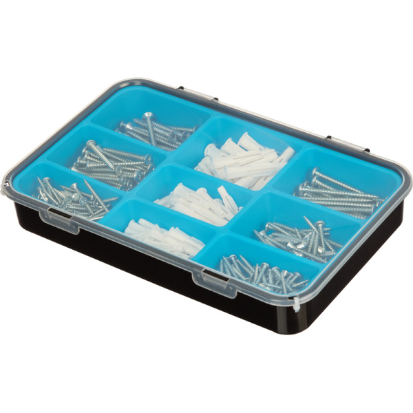 Набор саморезов и дюбелей TOPFORT 260 предметов (DC-2)