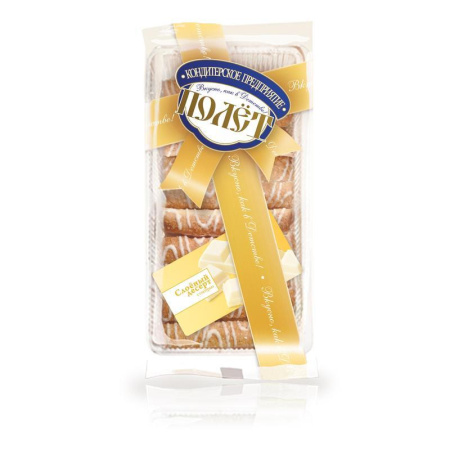Изделие слоеное Полёт с белым шоколадом 250г Изделие слоеное Полёт с белым шоколадом 250г