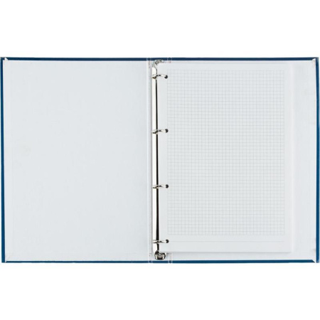 Бизнес-тетрадь Attache А4 80 листов синяя в клетку на кольцах (210х298  мм)