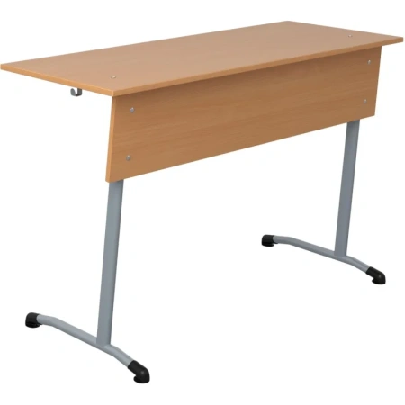 Парта двухместная Гармония бук/серый рост 6