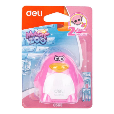 Точилка для карандашей Deli Пингвин E0563 с контейнером пластиковая Точилка для карандашей Deli Пингвин E0563 с контейнером пластиковая