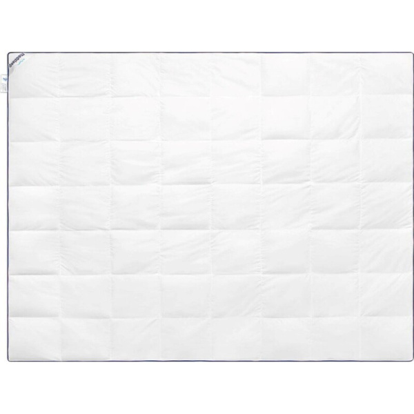 Одеяло евро Medsleep Mayura 200х210 см стеганое с кантом белое