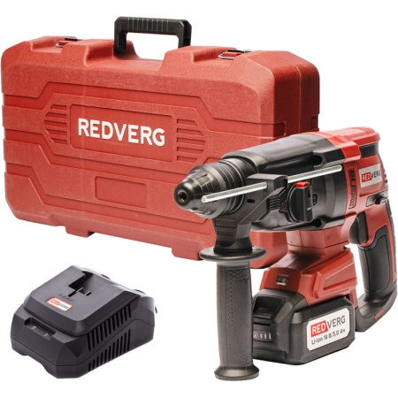Перфоратор аккумуляторный Redverg RD-RH18-24BLK/U