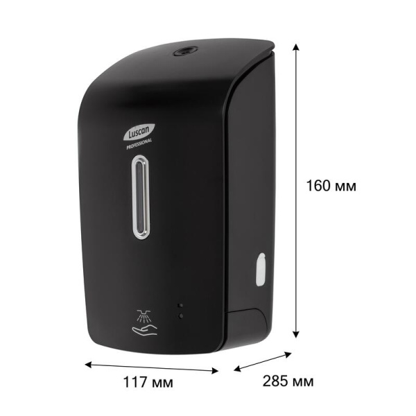 Дозатор для антисептика/дезинфицирующих средств Luscan Professional  Etalon сенсорный пластиковый 1,2 л